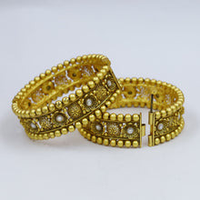 Antique Gold Finish Bangles 13003-9677