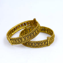 Antique Gold Finish Bangles/Kada 12060-28