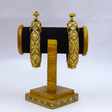 Antique Gold Finish Bangles/Kada 12067-28