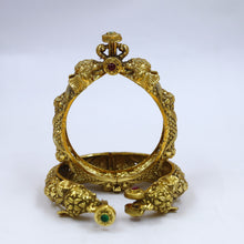 Antique Gold Finish Bangles/Kada 12067-28