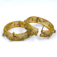 Ruby Green Bangles/Kada 15872-3019