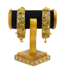 Ruby Green Bangles/Kada 15872-3019
