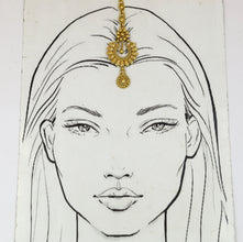 Gold Look Maang Tikka 18682-100