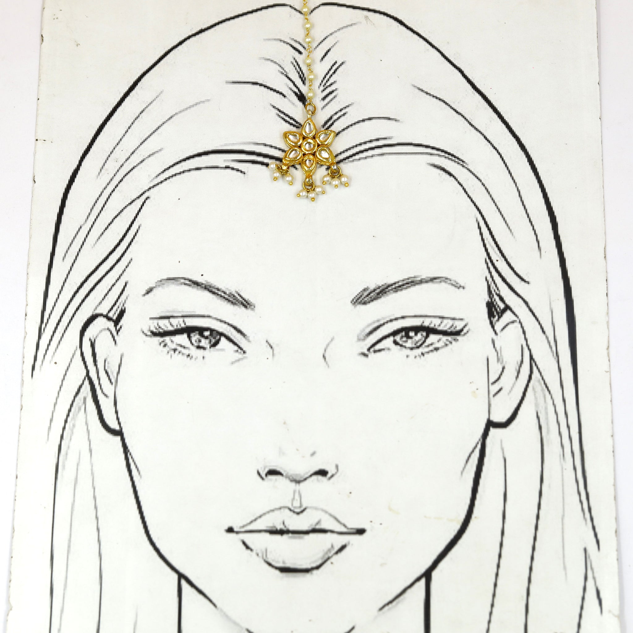 Kundan Maang Tikka 18681-100