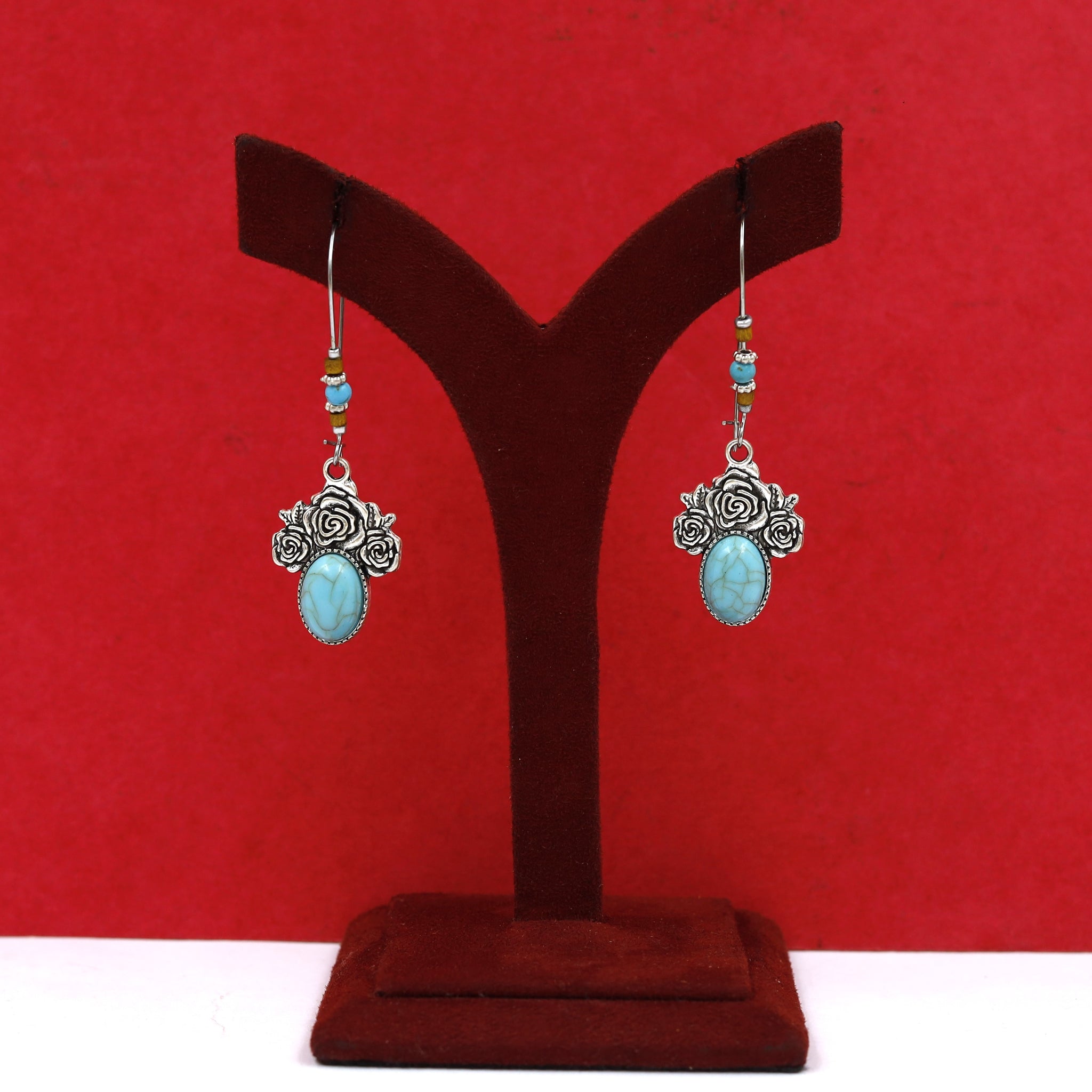 Silver Oxidized Earring 17770-33