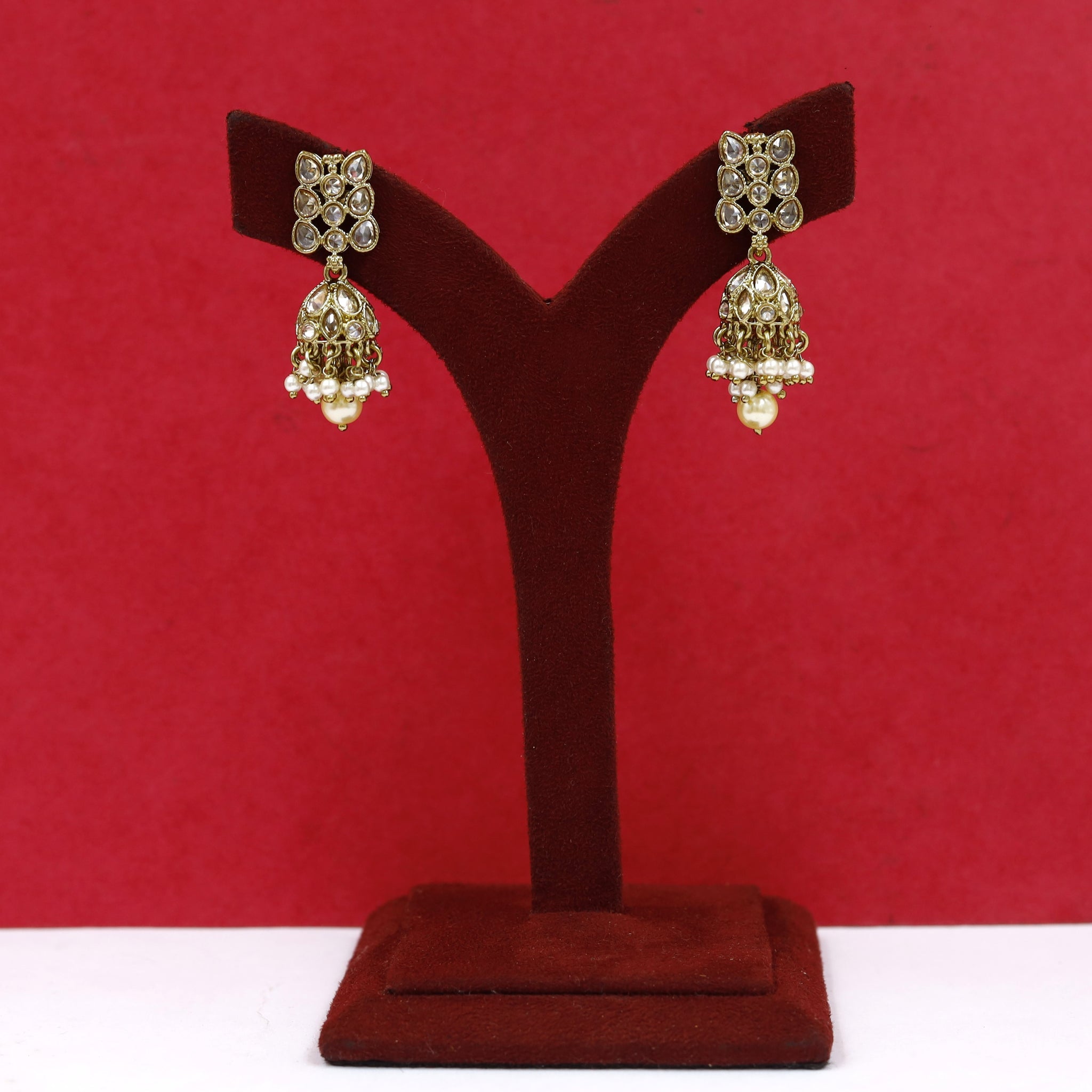 Jhumki Antique Earring 18687-100