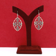 Silver Oxidized Earring 17787-33