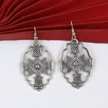 Silver Oxidized Earring 17787-33