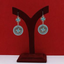Silver Oxidized Earring 17789-33