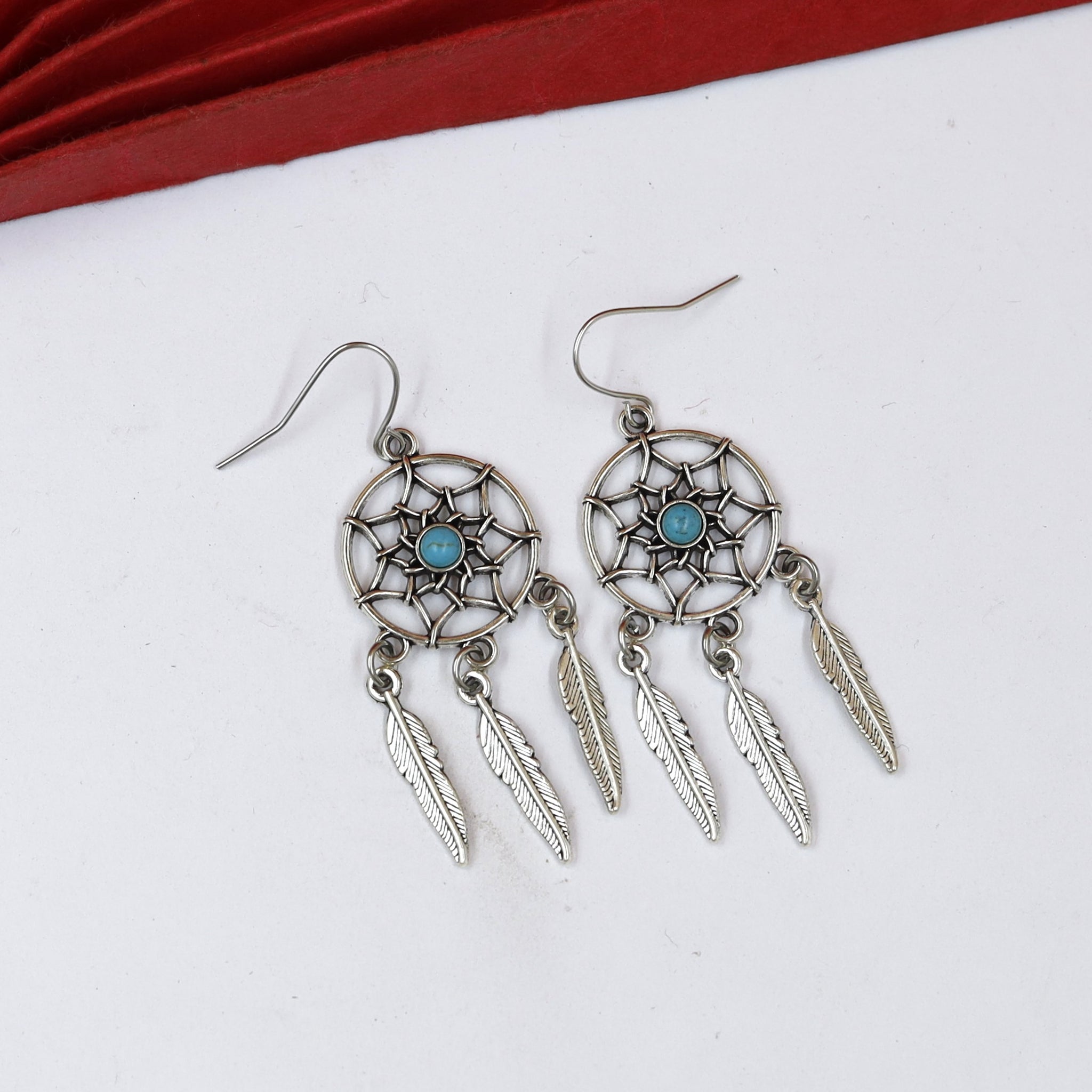 Silver Oxidized Earring 17767-33
