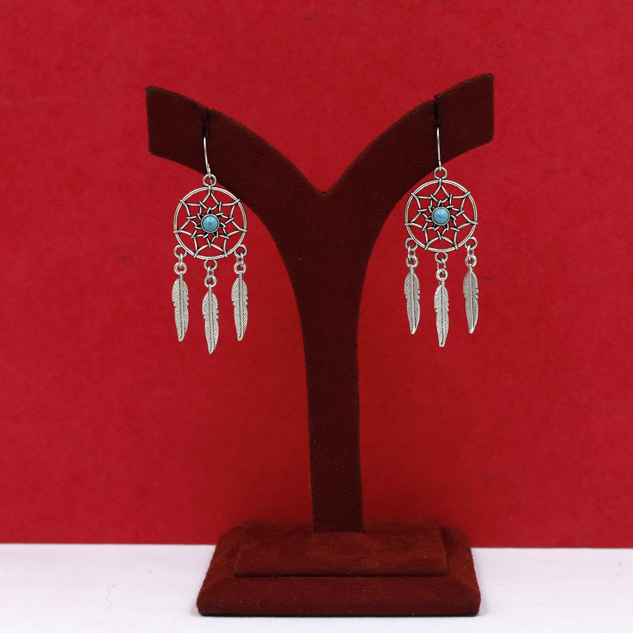 Silver Oxidized Earring 17767-33