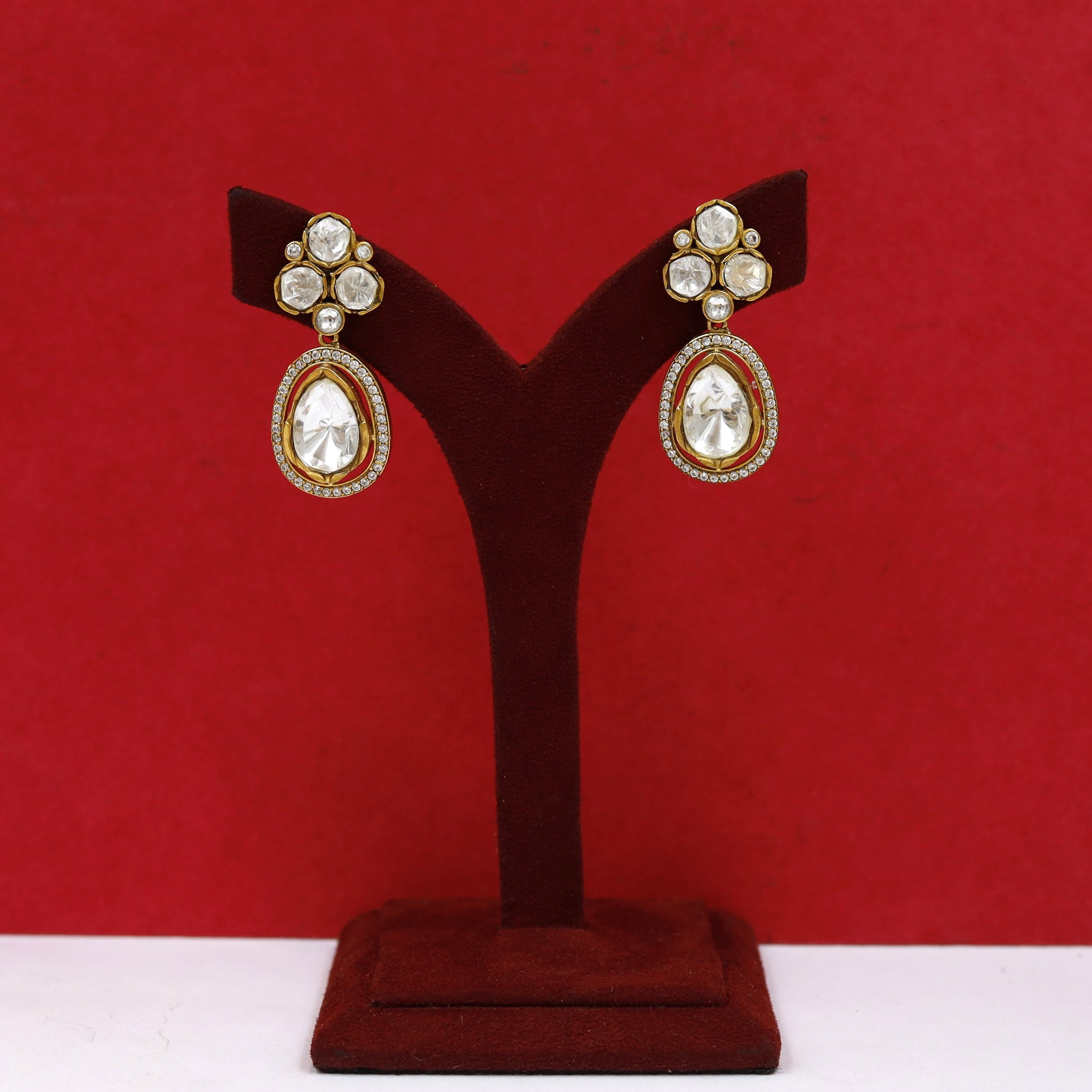 Light Earring Kundan Earring 18683-100