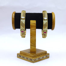 Antique Gold Finish Bangles/Kada 12059-28