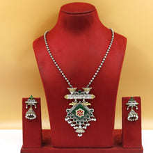 Heavy Oxidized Pendant Set 18558-28