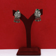 Long Neck Oxidized Necklace Set 4327-81