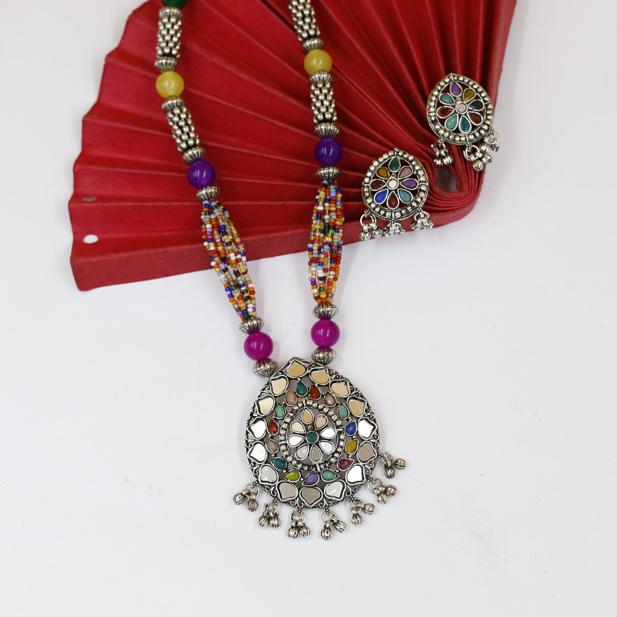 Oxidized Pendant Set 17852-R