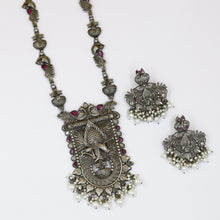 Heavy Oxidized Pendant Set 4345-81