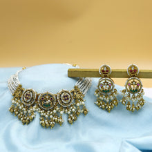 Choker Antique Necklace Set 19065-68