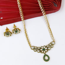 Light Polki Pendant Set 18231-21