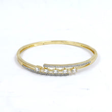 Gold Plated Zircon/AD Bracelet 3222-11