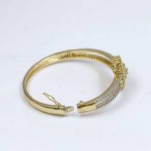 Gold Plated Zircon/AD Bracelet 13195-0024
