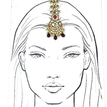Kundan Maang Tikka 18775-28