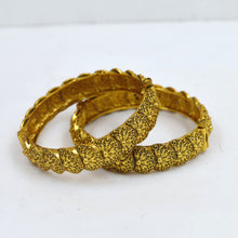 Antique Gold Plated Bangles/Kada 10706
