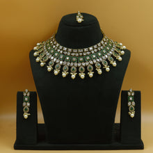 Polki Necklace Set 12555-9041
