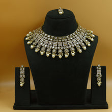 Polki Necklace Set 12555-9041