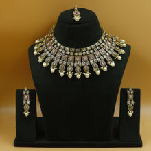 Polki Necklace Set 12555-9041