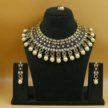 Polki Necklace Set 12555-9041