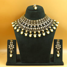 Bridal Polki Necklace Set 19289-21