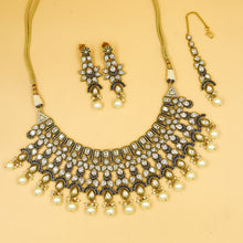 Bridal Polki Necklace Set 19289-21