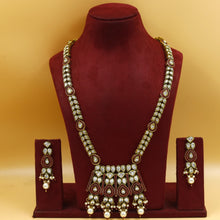 Ruby Polki Necklace Set 11543-7649