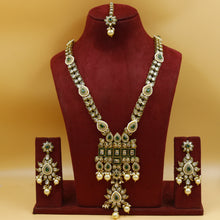 Long Neck Polki Necklace Set 7713-21