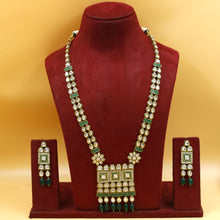Long  Polki Necklace Set 4887-21