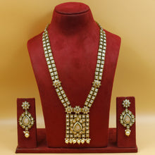 Polki Long Necklace Set 17471-4645