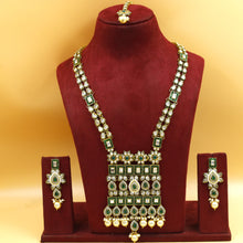 Polki Long Necklace Set 16672-3819