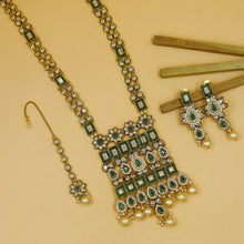 Polki Long Necklace Set 16672-3819