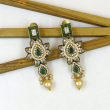 Polki Long Necklace Set 16672-3819