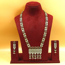 Long Neck Polki Necklace Set 11075-21