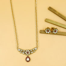 Light Polki Pendant Set 18231-21