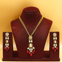 Ruby Polki Pendant Set  4779-8844