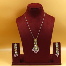 Light Weight Stylish Polki Pendant Set 4460-21