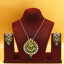 Designer Polki Pendant Set 9709-21