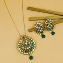Designer Polki Pendant Set 9709-21