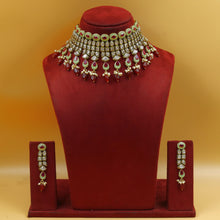 Choker Polki Necklace Set 11063-21