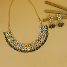 Round Neck Kundan Necklace Set 3707-28