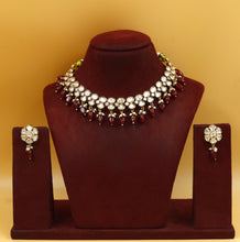 Round Neck Kundan Necklace Set 12212-28