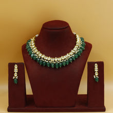 Round Neck  Kundan Necklace Set  17936-5118